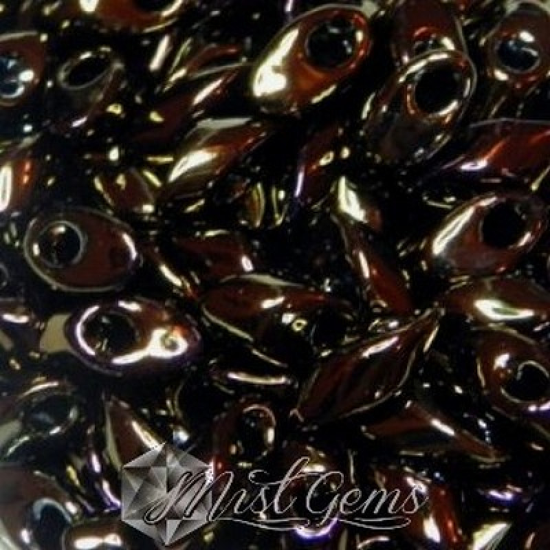 Long Magatama LMA 0458 Metallic Brown Iris