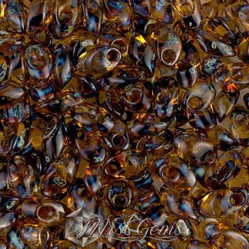 Long Magatama LMA 4502 Picasso Transparent Dark Amber