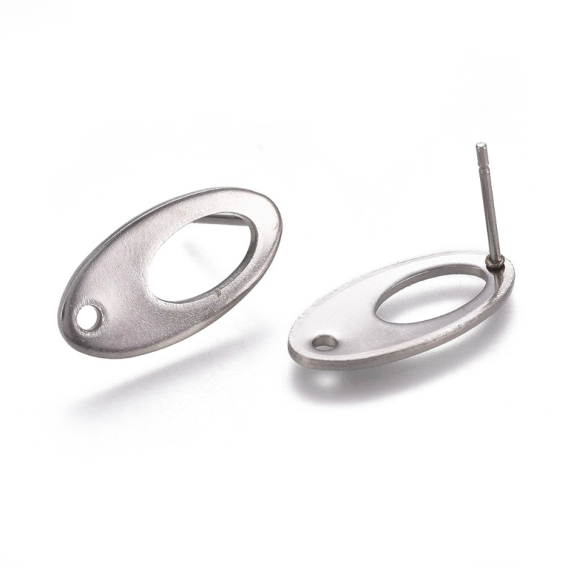 Baza cercei inox forma ovala CER067