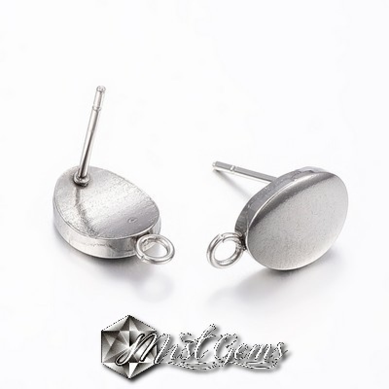 Baza cercei inox ovali 