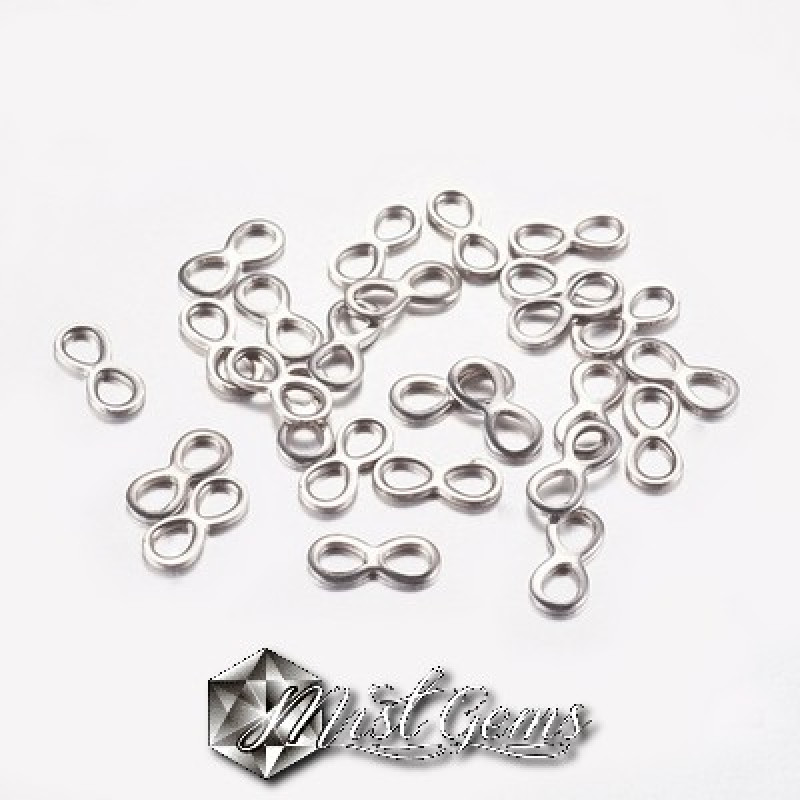 Element de Legatura din Inox "Infinit",Argintiu,10mm 