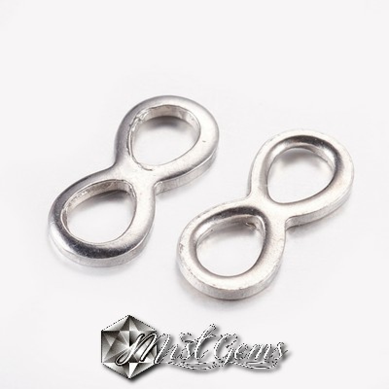 Element de Legatura din Inox "Infinit",Argintiu,10mm 