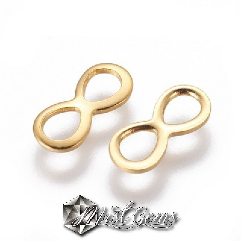 Element de Legatura din Inox "Infinit",Auriu,10mm 