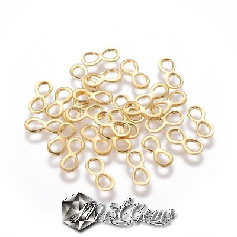 Element de Legatura din Inox "Infinit",Auriu,10mm 
