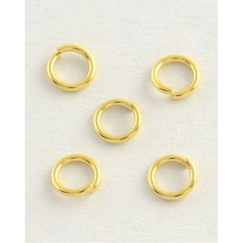 Zale din inox  aurii 4X0.5mm -20 buc
