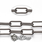 Lant cu zale supradimensionate-14mm despicate gunmetal-0.5m
