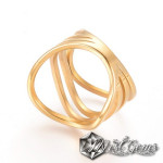 Inel Inox placat cu aur 18k.