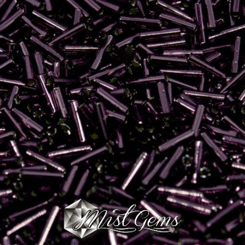 Miyuki Bugle BB2-0013 Silver Lined Dark Amethyst