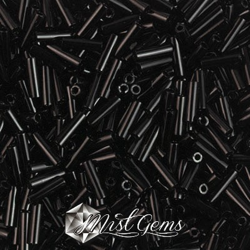 Miyuki Bugle BB2-0401 Opaque Black