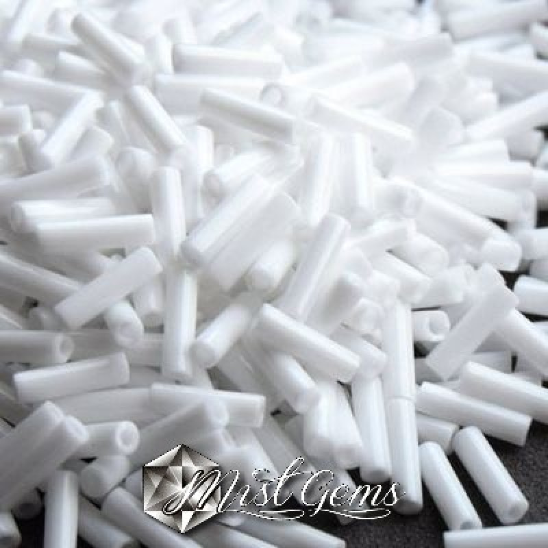 Miyuki Bugle BB2-0402 White Opaque