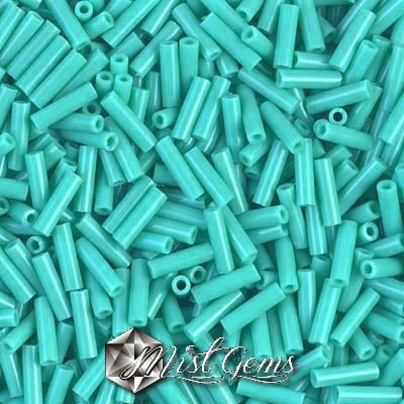 Miyuki Bugle BB2-0412 Opaque Turquoise Green