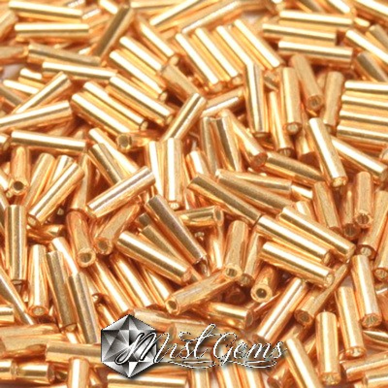 Miyuki Bugle BB2-1053 Galvanized Yellow Gold