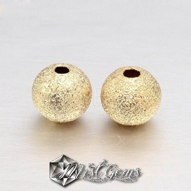 Sfere  (Bile) Gold Filled-Stardust (Praf de Stele)-2.0mm -4buc.