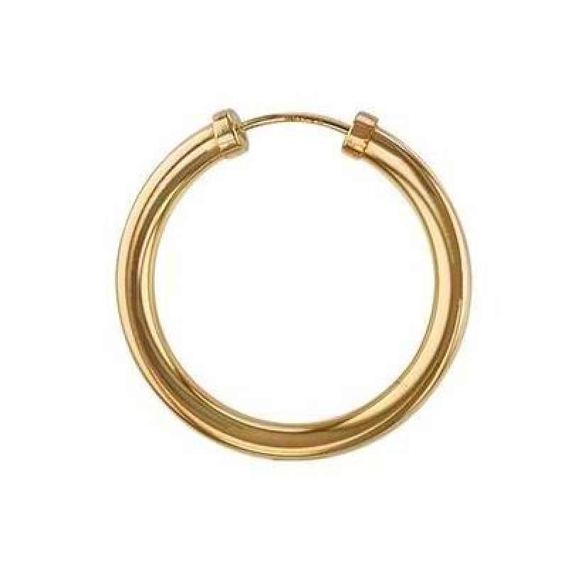 Baza Confectionat Cercei Hoop-Gold Filled-24mm -1per.