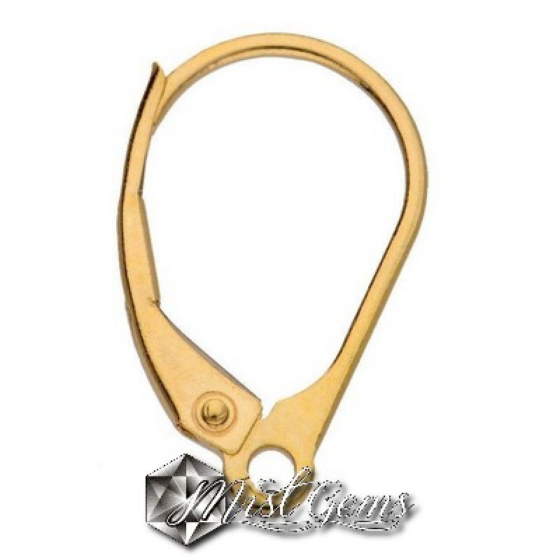 Baza Confectionat Cercei Leverback-Gold Filled-16mm -1per.