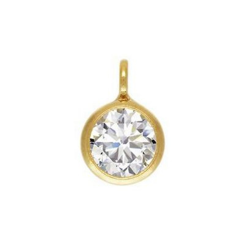 Pandantiv cu Cubic Zirconia Gold Filled -4mm-1buc