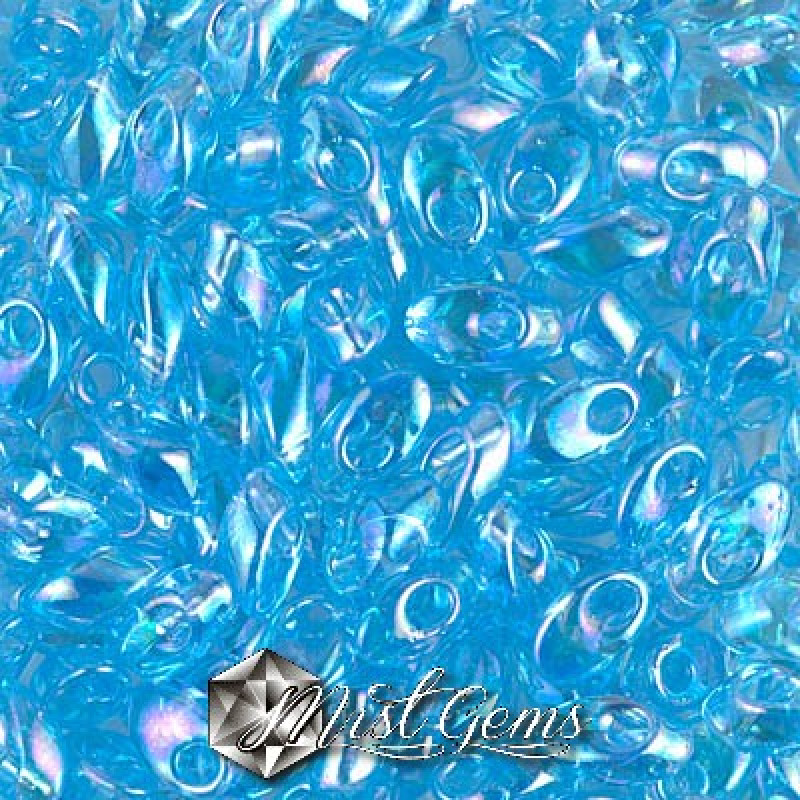 Long Magatama LMA 0260 Transparent Aqua AB