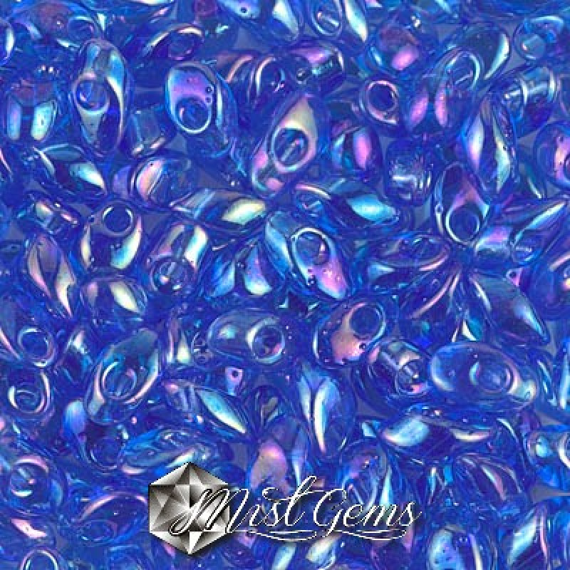 Long Magatama LMA 0261 Transparent Light Sapphire AB