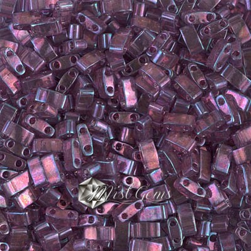 Miyuki Half-Tila 0316-Gold Luster Light Amethyst-HTL316