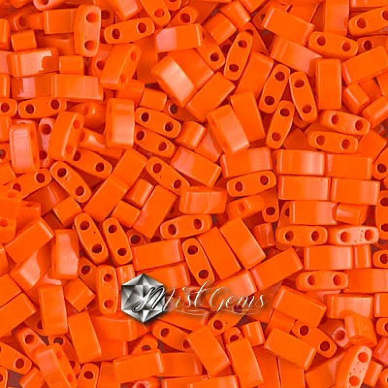 Miyuki Half-Tila 0406-Opaque Orange-HTL406