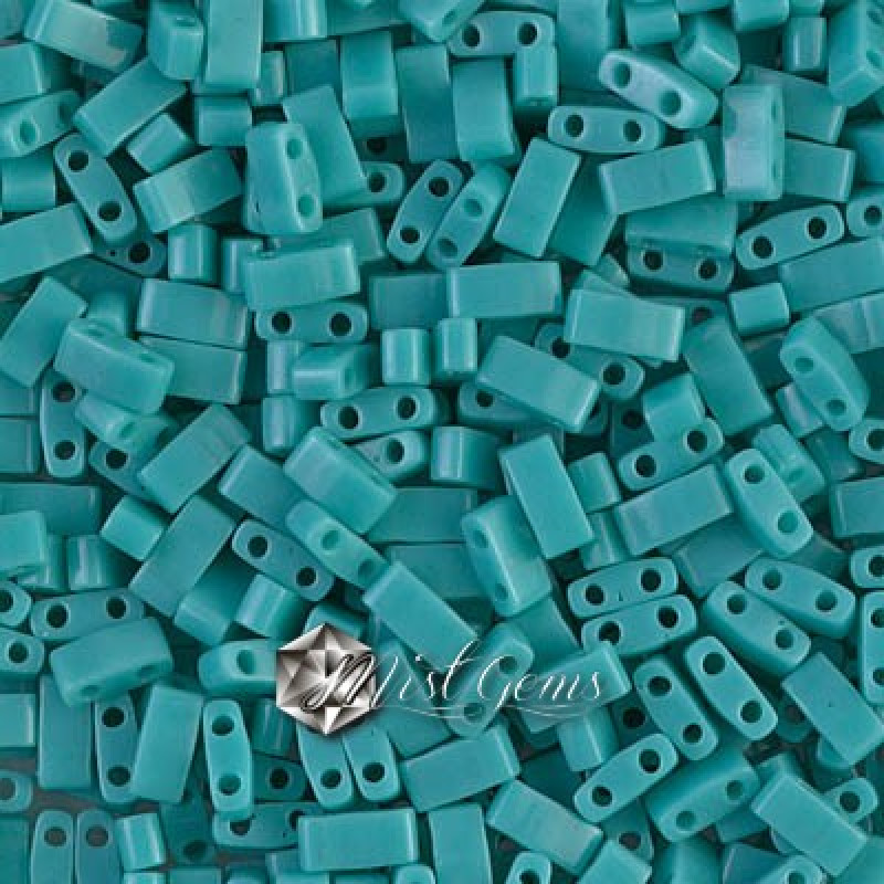 Miyuki Half-Tila 0412-Opaque Turquoise-HTL412