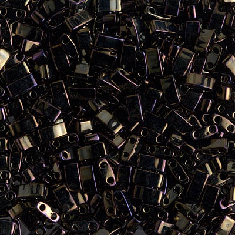 Miyuki Half-Tila 0458-Metallic Brown Iris-HTL458