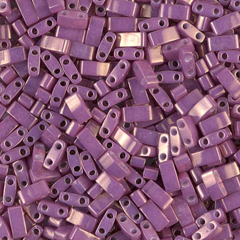 Miyuki Half-Tila 1867-Opaque Luster Dark Orchid-HTL1867