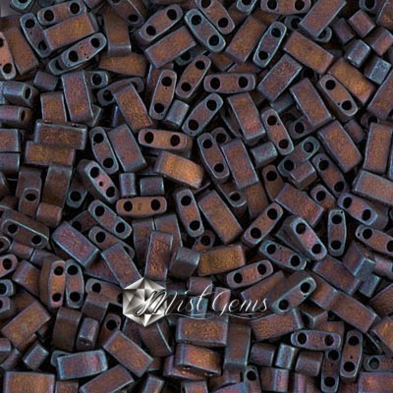 Miyuki Half-Tila 2005-Matted Metallic Copper-HTL2005