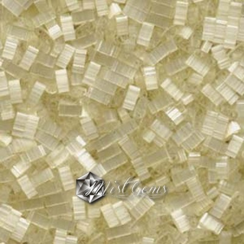 Miyuki Half-Tila 2591-Pale Light Yellow Silk Satin-HTL2591