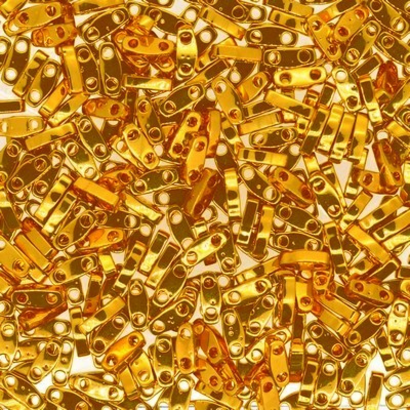 Miyuki Quarter-Tila 0191-24kt Gold Plated-QTL191-1gram