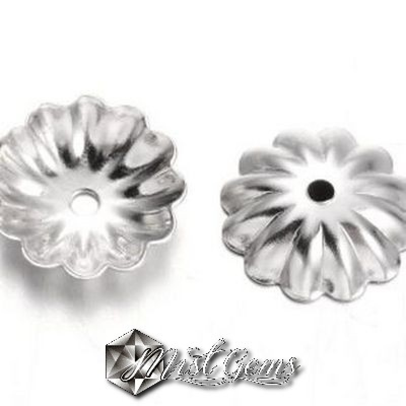 Capac inox pentru margele 10mm-10 buc.