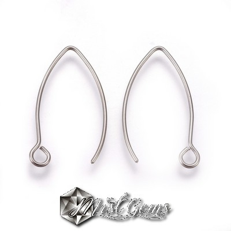 Baza cercei inox culoare argintiu carlig 25mm