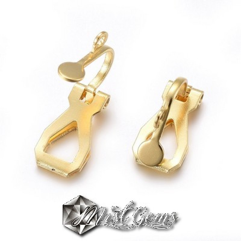 Baza cercei inox clips aurii