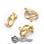 Baza cercei inox clips aurii