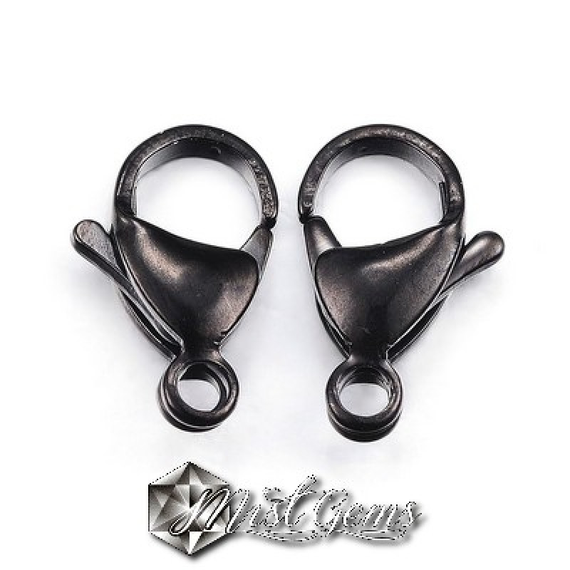 Inchizatoare din inox Lobster,culoare negru 12mm