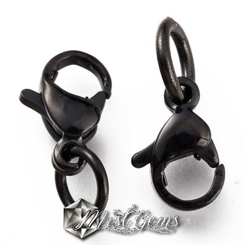Inchizatoare din inox Lobster,culoare negru 9mm