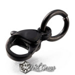 Inchizatoare din inox Lobster,culoare negru 9mm