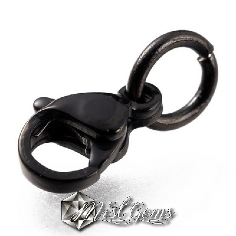 Inchizatoare din inox Lobster,culoare negru 9mm