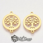 Element de Legatura din Inox,"Copacul Vietii",21x16x1mm