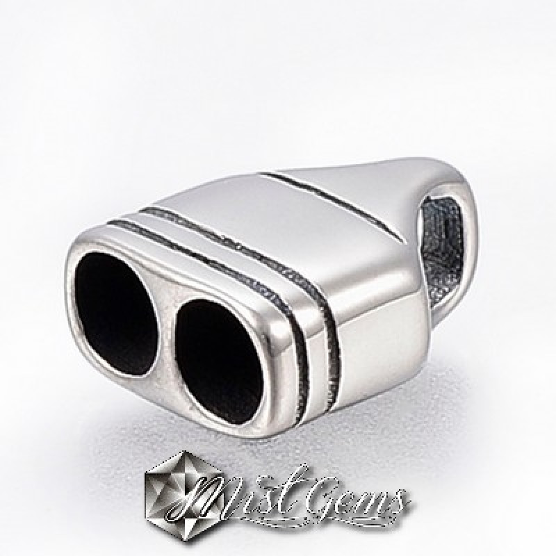 Terminatie din Inox pentru 2 Snururi cu Diametrul de 4mm-2buc