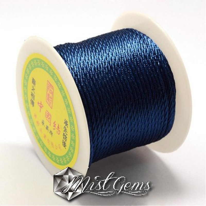 Snur Rasucit din Nylon 1mm Bleumarin-45m