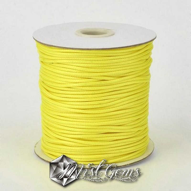 Snur Cerat 1mm Galben Citron-10m