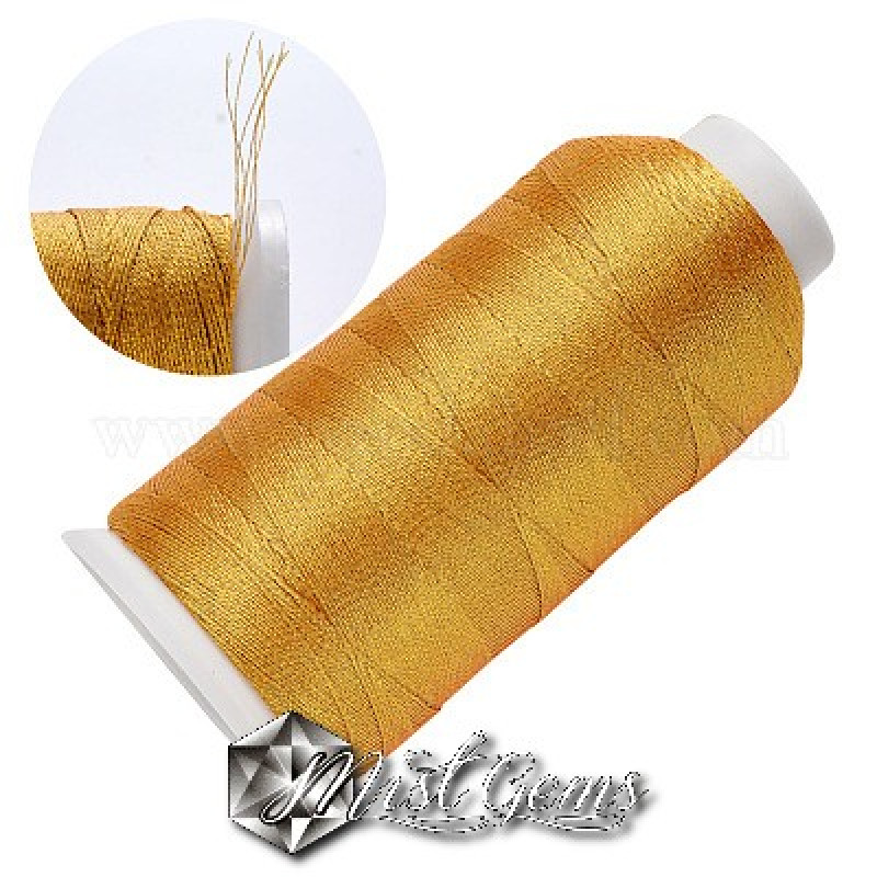 Bobina cu fir metalic auriu 0,3mm-640m