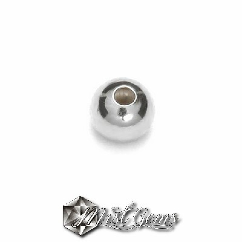 Bile(Sfere) din Argint 925-2.5mm,Gaura 0.9mm -10buc
