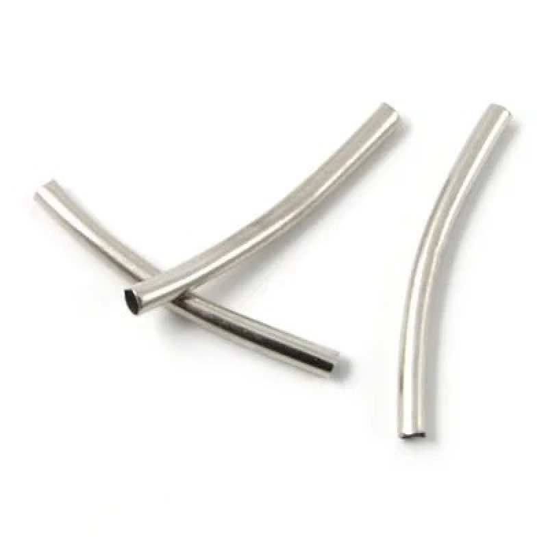 Tub Curbat din Argint 925-20X2mm -2buc