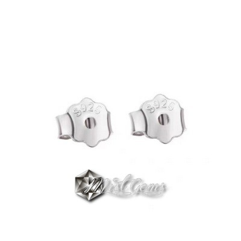 Fluture Cercei din Argint 925 gaura ac 0.7mm-1pereche