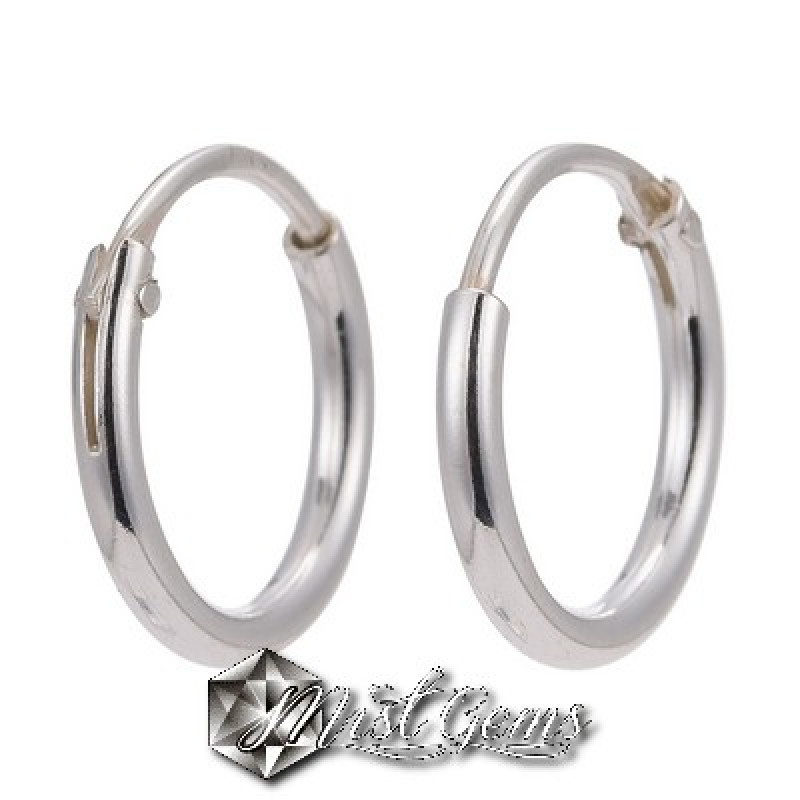 Baza Confectionat Cercei din Argint 925-Cerc -10mm -1pereche
