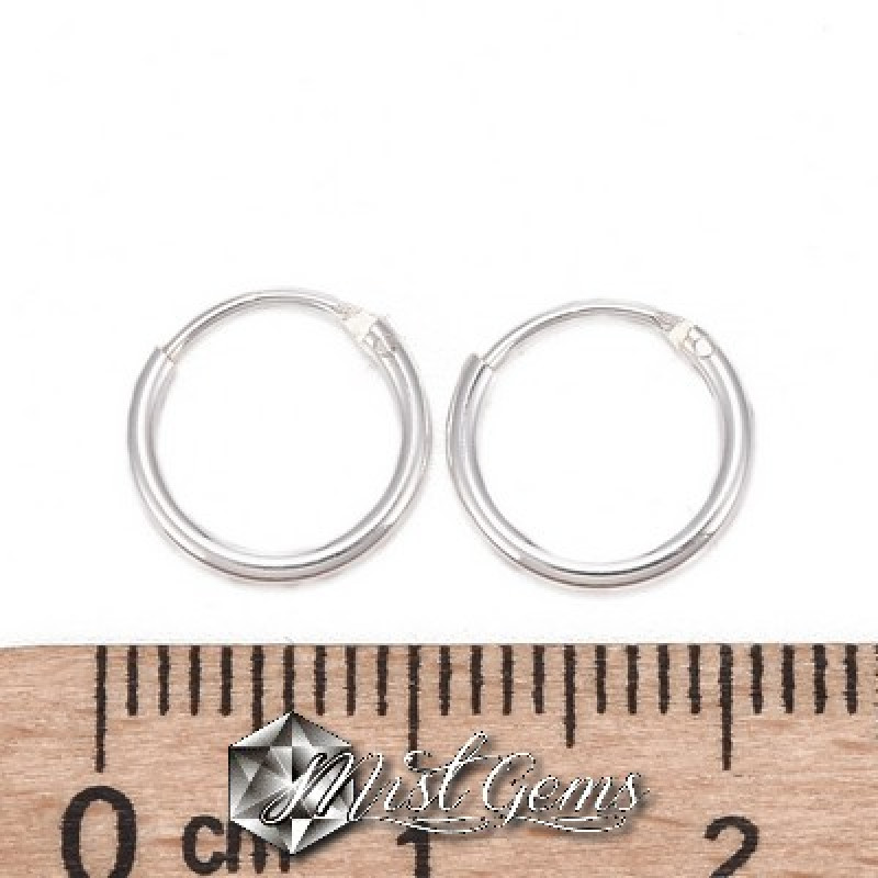 Baza Confectionat Cercei din Argint 925-Cerc -10mm -1pereche