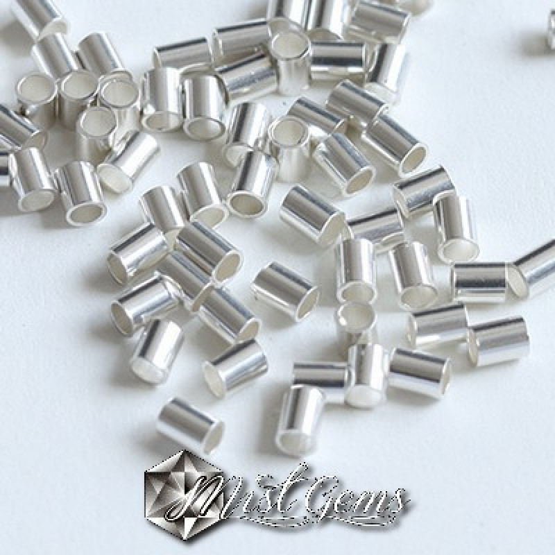 Crimp din Argint 925-1.5x2mm -10 buc.