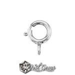 Inchizatoare Rotunda cu Arc  Za Deschisa din Argint 925-5mm-10buc